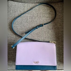 Kate spade crossbody- navy and lavender